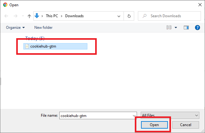 Download Google Tag Manager template