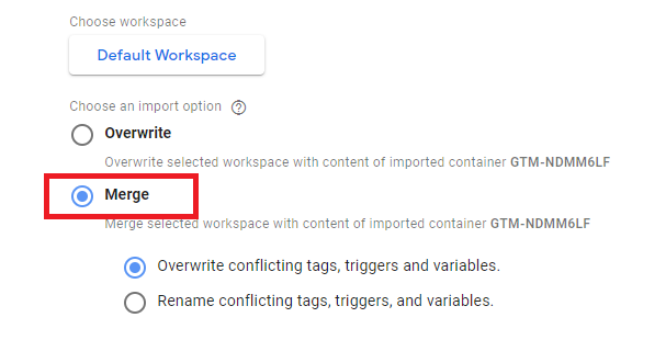 Download Google Tag Manager template
