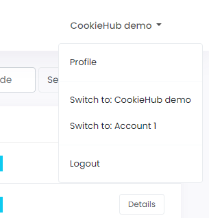 Switch to another account